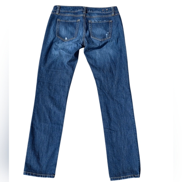 Cabi Blue Distressed Slim Boyfriend Jeans - Picture 4 of 4